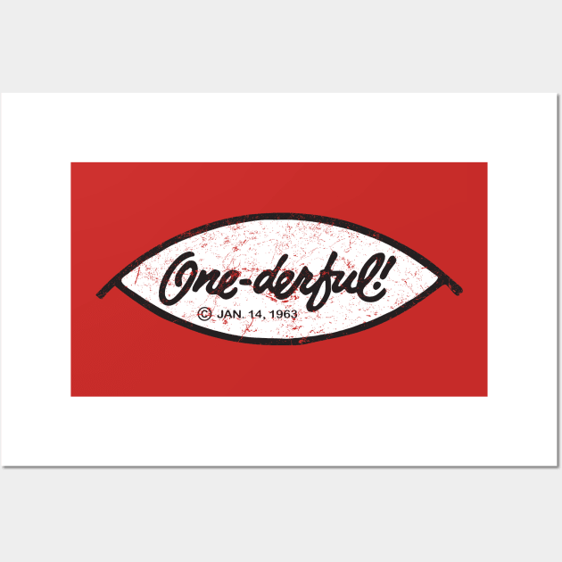 One-derful Records Wall Art by MindsparkCreative